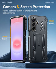 Samsung Galaxy A27 Phone Case: Military Grade Shockproof with Built-in Screen Protector and Kickstand