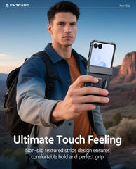 Samsung Z Flip 8 Phone Case: Military Grade Shockproof with Built-in Screen Protector and Kickstand