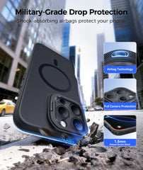 iPhone 16 Pro Max Phone Case with Camera Stand