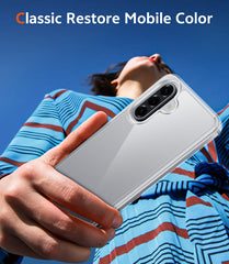 Samsung Galaxy A17 A16 Clear Phone Case: Wireless Charging Anti Yellowing Shockproof