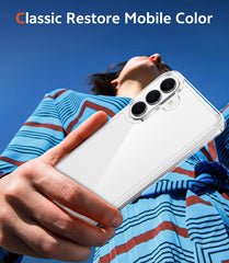 Samsung Galaxy S26 Clear Phone Case: Wireless Charging Anti Yellowing Shockproof