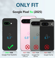 FNTCASE For Google Pixel 9A 6.3 inch Phone Case: Rugged Protective Phone Case with Belt Clip Holster and Kickstand