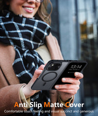 Google Pixel 11 Pro Fold Phone Case: Magnetic Charging Shockproof Magsafe Support - Frosted Oil Spray Touch