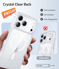 iPhone 18 Pro Clear Case: Magnetic Charging Shockproof Magsafe Support