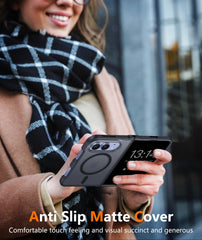 iPhone Ultra 2026 Phone Case: Magnetic Charging Shockproof Magsafe Support - Frosted Oil Spray Touch