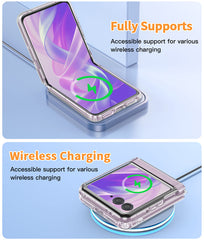 Motorola Razr 2026/ Razr 70 Handyhülle: Magnetisches Laden, Anti-Vergilbung, Stoßfest, Magsafe-Unterstützung Handyhülle