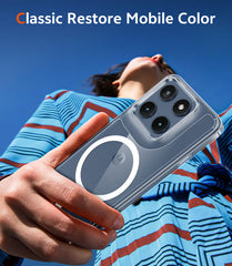 Motorola Edge 2026 Clear Phone Case: Magnetic Charging Shockproof Magsafe Support