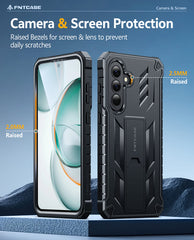 Samsung Galaxy A57 Phone Case: Military Grade Shockproof with Built-in Screen Protector and Kickstand