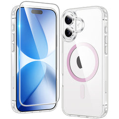 FNTCASE For iPhone 17 6.3 inch Clear Case: Magnetic Charging Shockproof Magsafe Support