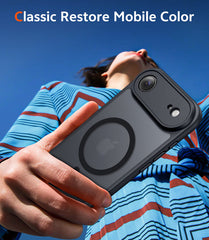FNTCASE for iPhone Air Case: Strong Magnetic Translucent Matte Slim Shockproof Protective Drop Full Protection Phone Cover