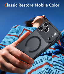 FNTCASE for iPhone 17 Pro Case: Strong Magnetic Translucent Matte Slim Shockproof Protective Drop Full Protection Phone Cover