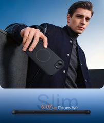 iPhone 17E 16E Phone Case: Magsafe Integrated Silicone Phone Cases with Military Grade Shockproof Protective Cover