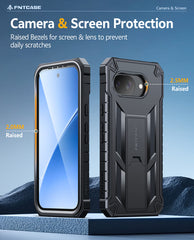 Google Pixel 10A Phone Case: Military Grade Shockproof with Built-in Screen Protector and Kickstand