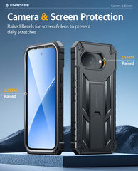 Google Pixel 10A Phone Case: Rugged Protective Phone Case with Belt Clip Holster and Kickstand