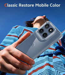 Motorola Edge 2026 Clear Phone Case: Wireless Charging Anti Yellowing Shockproof