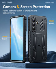 Samsung Galaxy A37 Phone Case: Military Grade Shockproof with Built-in Screen Protector and Kickstand