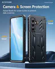 Samsung Galaxy A37 Phone Case: Rugged Protective Phone Case with Belt Clip Holster and Kickstand