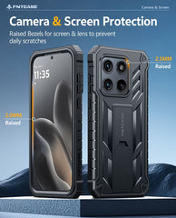 Motorola Edge 2026 Phone Case: Rugged Protective Phone Case with Belt Clip Holster and Kickstand