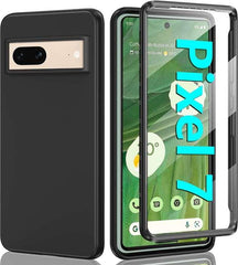 Pixel 7 Slim Matte Shockproof Cover with Screen Protector - FNTCASE OFFICIAL