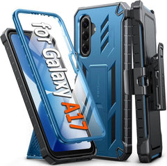Samsung Galaxy A17 Phone Case: Rugged Protective Phone Case with Belt Clip Holster and Kickstand