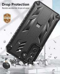 Galaxy S22 Plus Military Rugged Matte Cover with Kickstand - FNTCASE OFFICIAL