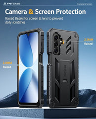 Samsung Galaxy A17 Phone Case: Rugged Protective Phone Case with Belt Clip Holster and Kickstand