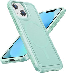 iPhone 12 Mini 13 Mini Phone Case Magnetic Dual Layer Military Grade Drop Shockproof Protection