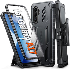 Samsung Galaxy A17 Phone Case: Rugged Protective Phone Case with Belt Clip Holster and Kickstand