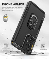 Galaxy A53 5G Military Matte Textured Rugged Cover with Kickstand - FNTCASE OFFICIAL