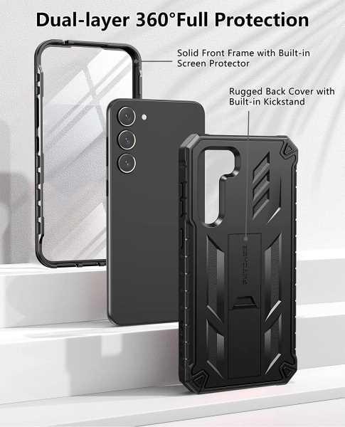 Galaxy S23 Plus Military Textured Rugged Cover with Kickstand & Screen Protector – FNTCASE OFFICIAL Galaxy S23 Plus Military Textured Rugged Cover with Kickstand & Screen Protector – FNTCASE OFFICIAL
