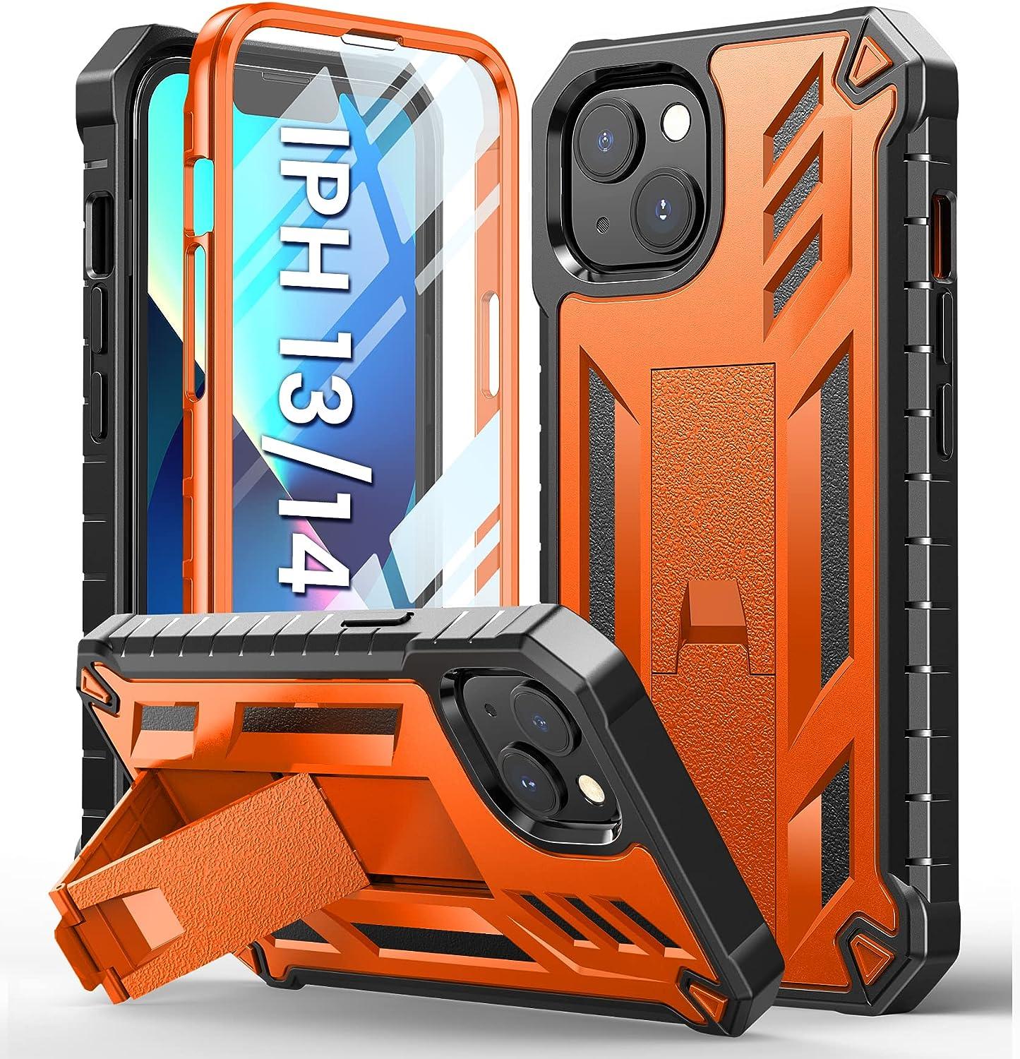 iPhone 13 iPhone 14 Military Shockproof Phone Case with Kickstand