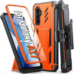 Samsung Galaxy A17 Phone Case: Rugged Protective Phone Case with Belt Clip Holster and Kickstand
