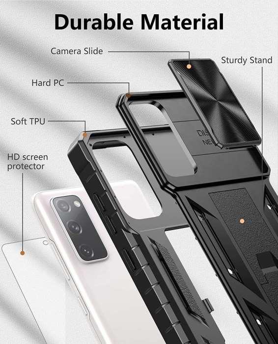Compatible with Samsung Galaxy S20 Fe 5G Case Heavy Duty with