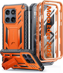 Motorola Edge 2026 Phone Case: Military Grade Shockproof with Built-in Screen Protector and Kickstand