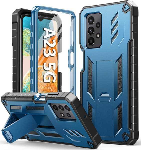 Galaxy A23 5G/4G LTE Military Grade Rugged TPU Cover with Built-in Screen Protector and Kickstand – FNTCASE OFFICIAL Galaxy A23 5G/4G LTE Military Grade Rugged TPU Cover with Built-in Screen Protector and Kickstand – FNTCASE OFFICIAL