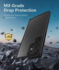 Galaxy S23 Ultra Slim Rugged Phone Cover with Screen Protector