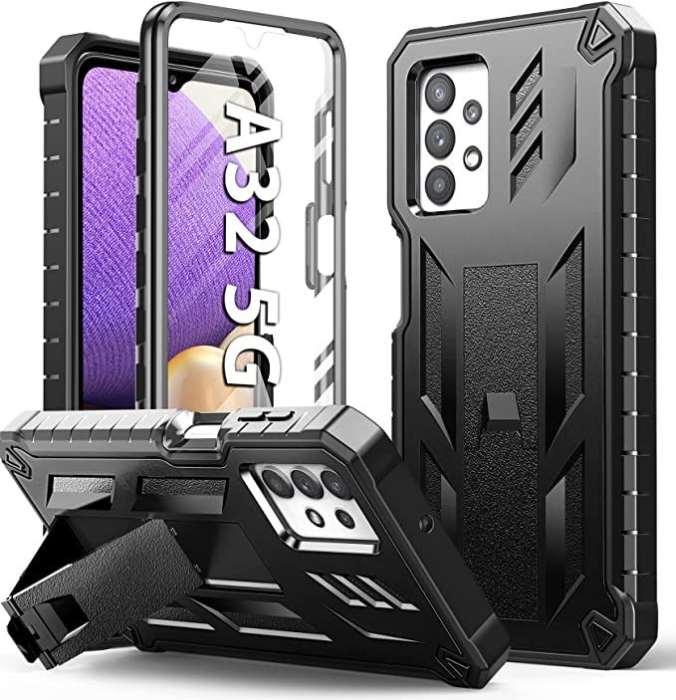 Galaxy A32 5G Military Grade TPU Rugged Cover with Kickstand - FNTCASE OFFICIAL