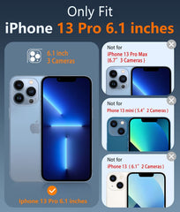 FNTCASE for iPhone 13 Pro Phone Case: Magnetic Charging Shockproof Magsafe Support - Frosted Oil Spray Touch