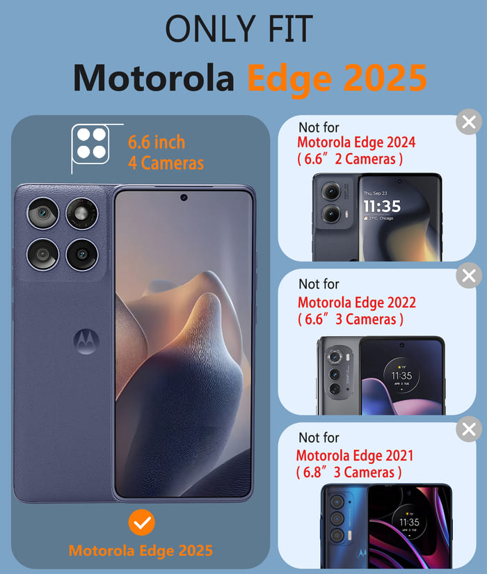 Motorola Edge 2025 Shock Protection Cell Phone Case Sturdy Cover with Non-Slip Texture FNTCASE OFFICIAL Motorola Edge 2025 Shock Protection Cell Phone Case Sturdy Cover with Non-Slip Texture FNTCASE OFFICIAL
