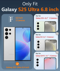 FNTCASE Samsung Galaxy S25 Ultra 6.8インチケース: 磁気充電 黄ばみ防止 耐衝撃 Magsafe サポート 携帯電話ケース