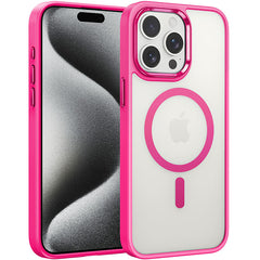 FNTCASE for iPhone 15 Pro Phone Case: Magnetic Charging Shockproof Magsafe Support - Frosted Oil Spray Touch