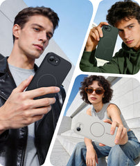 iPhone 17E/16E Phone Case: Magsafe Integrated Silicone Phone Cases with Military Grade Shockproof Protective Cover