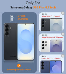 Samsung Galaxy S26 Plus Shock Protection Cell Phone Case Sturdy Cover with Non-Slip Texture