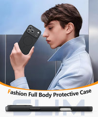 iPhone 17 Pro Max Phone Case: Magsafe Integrated Silicone Phone Cases with Military Grade Shockproof Protective Cover