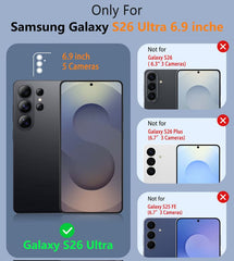 Samsung Galaxy S26 Ultra Shock Protection Cell Phone Case Sturdy Cover with Non-Slip Texture