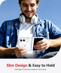 iPhone Duo Case Full Hinge Protection MagSafe Heavy Duty Rugged Shockproof Anti-Scratch Protective Clear Phone Cover