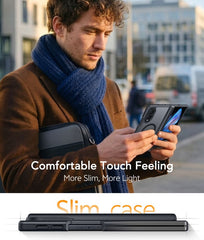 Samsung Galaxy Z Fold 8 with Hinge Protection Translucent MagSafe Matte Case Military Grade Shockproof Protective Phone Cover