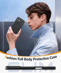 iPhone 17 Phone Case: Magsafe Integrated Silicone Phone Cases with Military Grade Shockproof Protective Cover