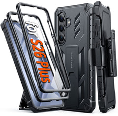Samsung Galaxy S26 Plus Case with Belt Clip Holster and Kickstand Military-Grade Protection Includes 2 Front Frames and a Built-in Screen Protector