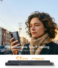 Samsung Galaxy Z Fold 8 with Hinge Protection Translucent MagSafe Matte Case Military Grade Shockproof Protective Phone Cover